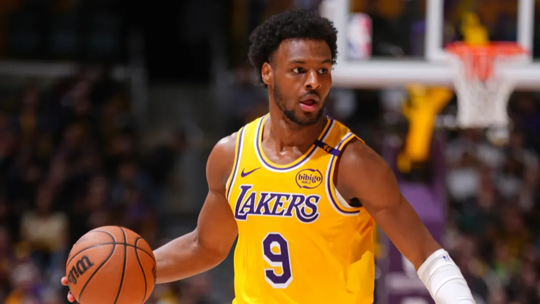 Bronny James responde a críticas desde su llegada a la NBA