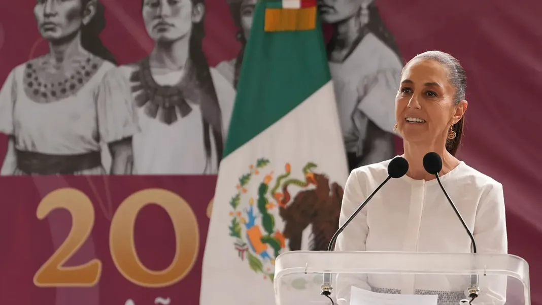 Sheinbaum visitó la frontera y hablo sobre aranceles