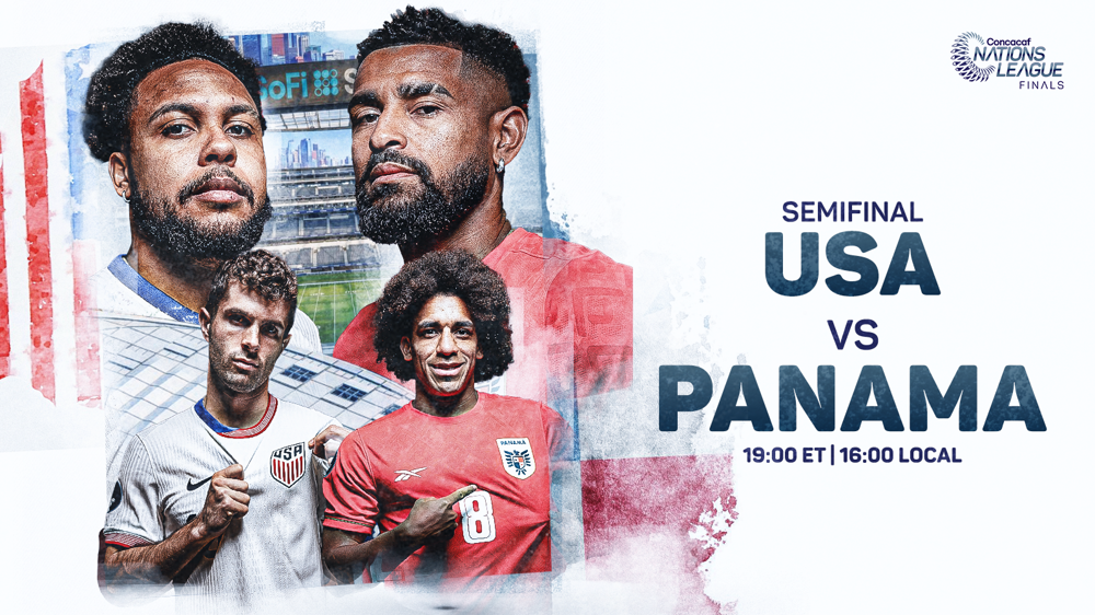 Estados Unidos y Panamá se enfrentarán en las semifinales de Liga de Naciones de la Concacaf
