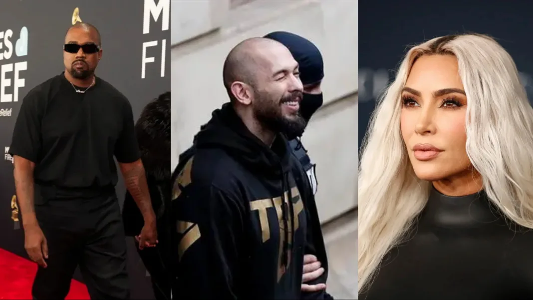 Visita de Andrew Tate causa batalla entre Kim Kardashian y Kanye West