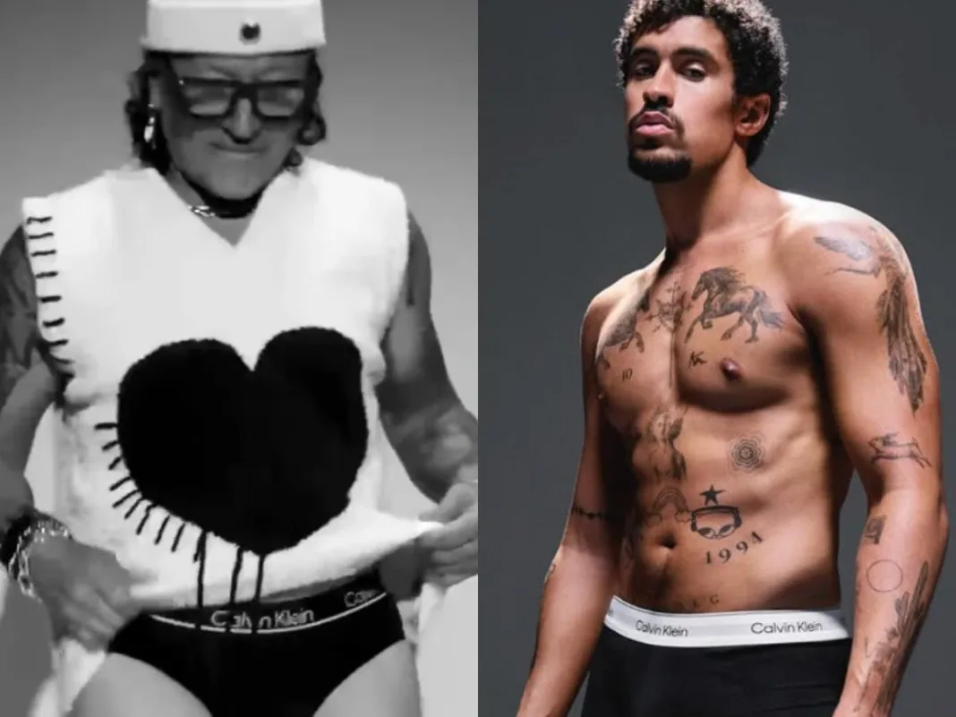 Elvis Crespo parodia a Bad Bunny Cuál ha sido la reacción en redes sociales a la campaña de Calvin Klein