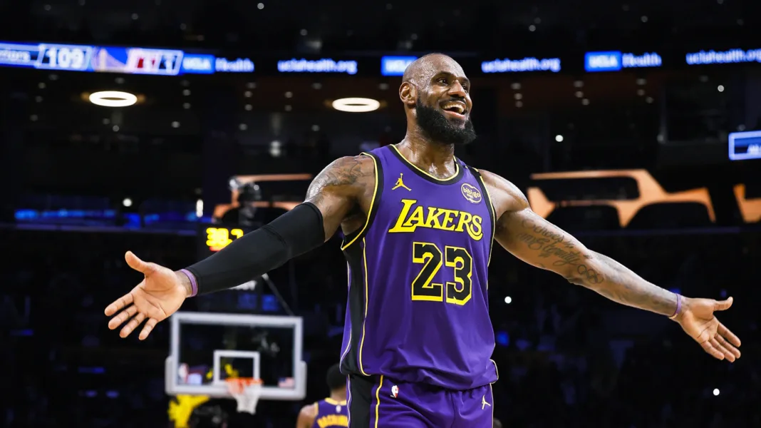 LeBron James le da la victoria a los Lakers en el último segundo