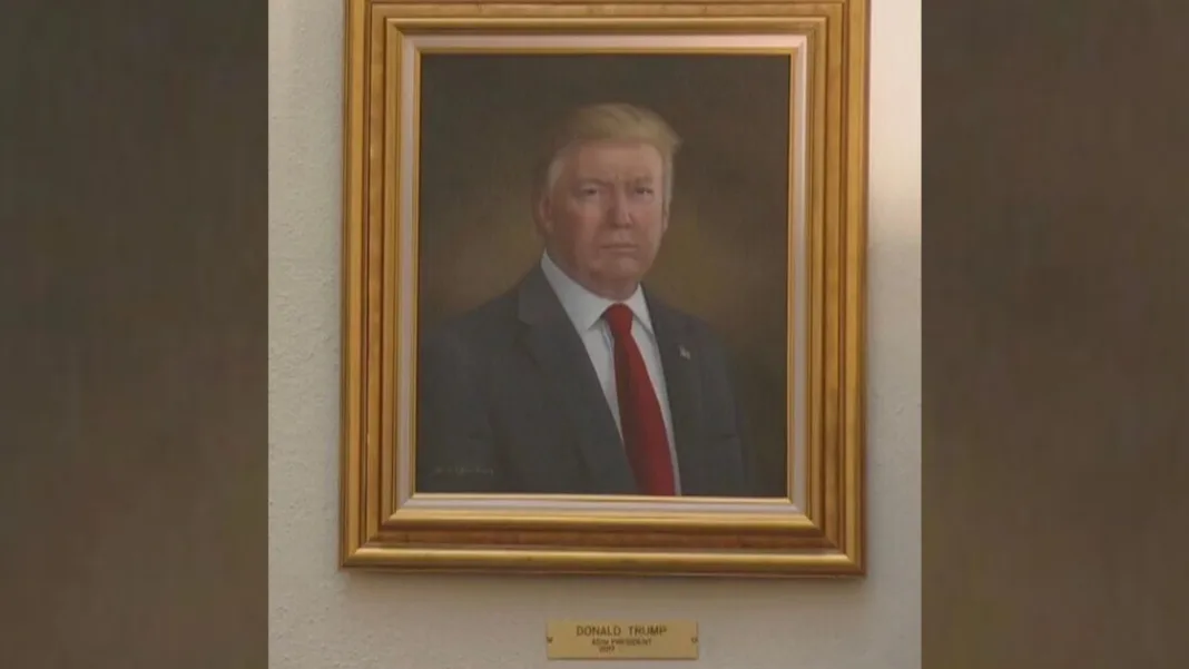 Trump molesto por su retrato del Capitolio de Colorado qué dijo