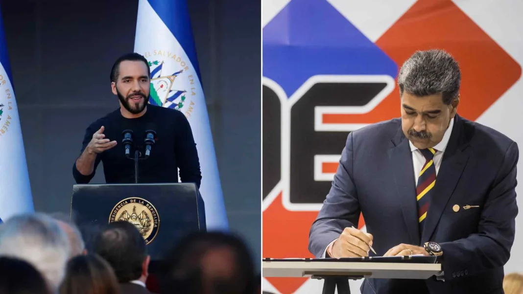 La relación entre Maduro y Bukele en el tiempo