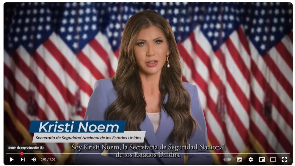 Continúa la publicidad antinmigrante de EE.UU. en la TV mexicana Es legal
