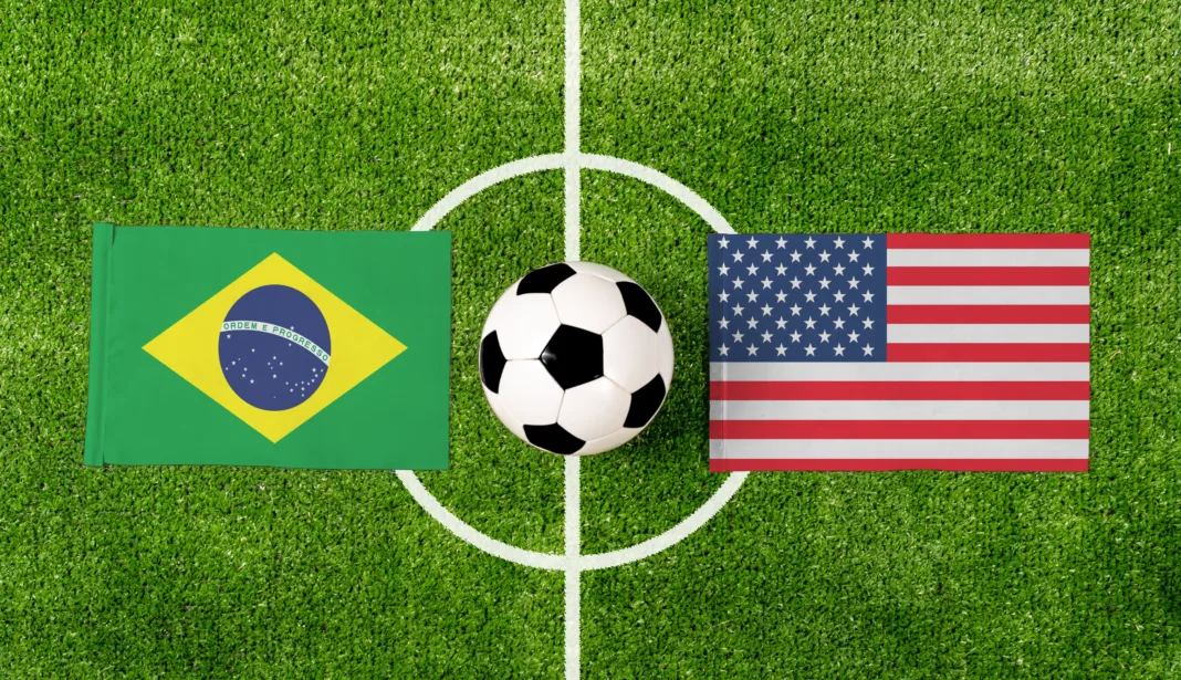 Estados Unidos venció 2-0 a Brasil en partido amistoso femenino