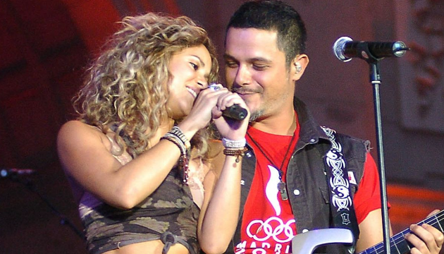 Alejandro Sanz y su novia por Shakira
