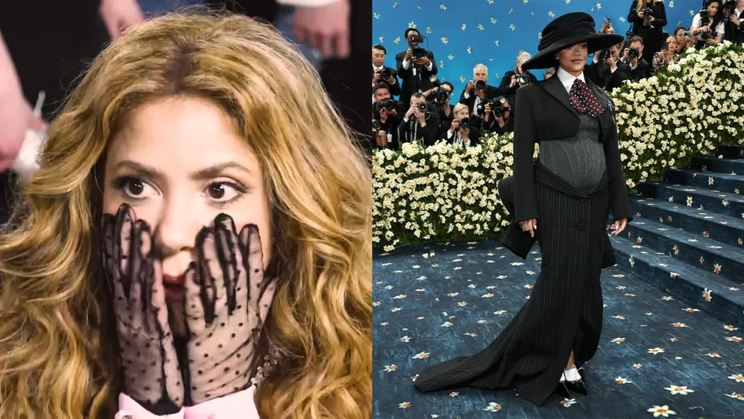 Así reaccionó Shakira al tercer embarazo de Rihanna Será la madrina