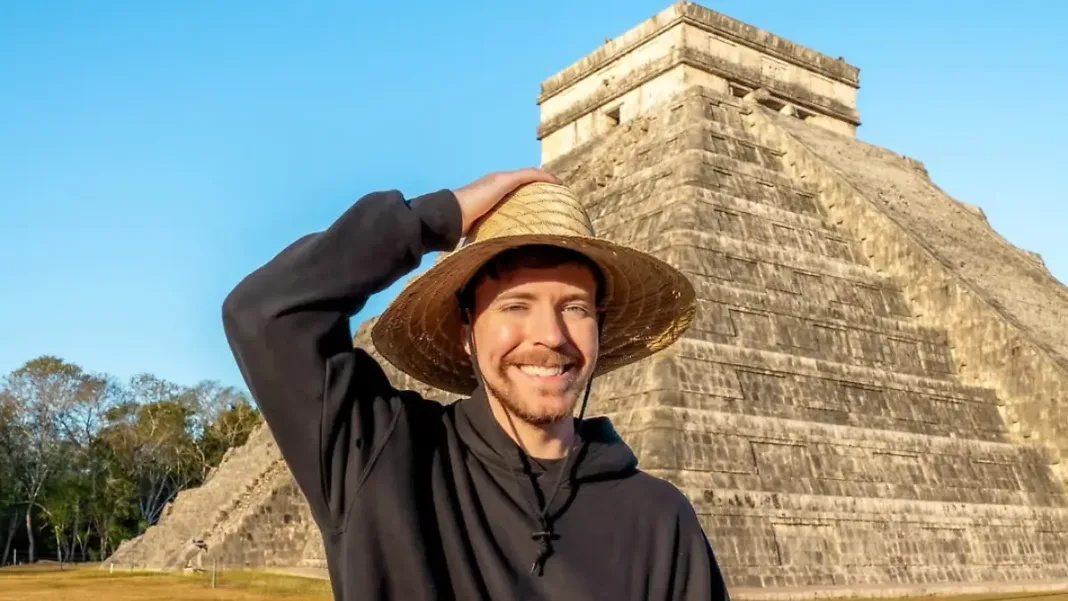 MrBeast en templo maya