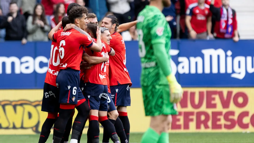 Osasuna vence 2-0 al Atlético de Madrid