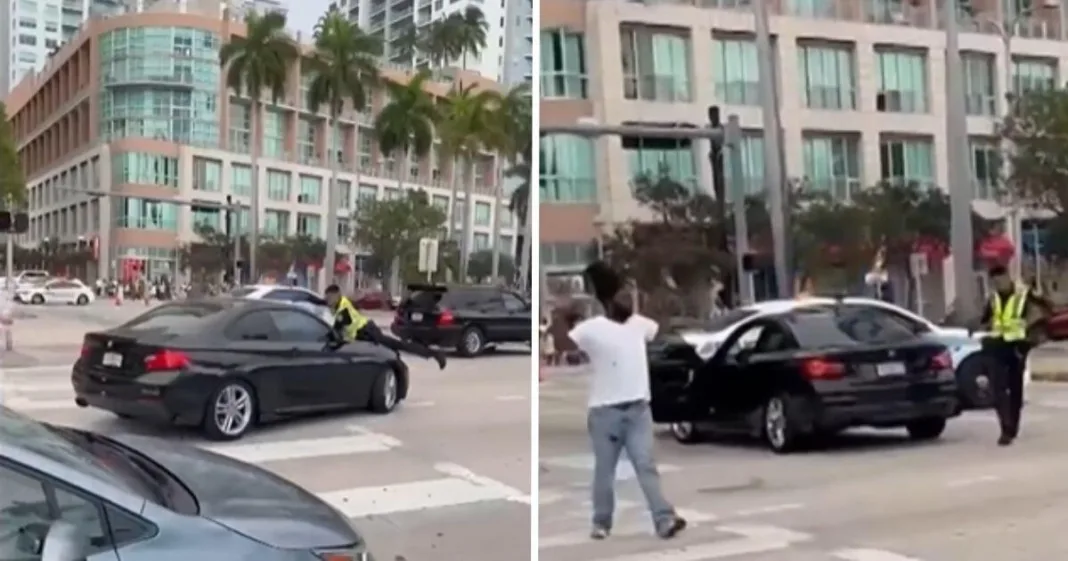 Policía de Miami dispara a joven conductor de auto en movimiento Esto sabemos