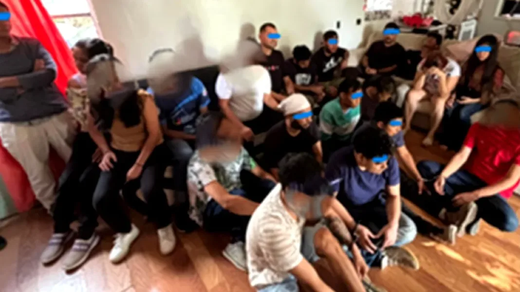 Detienen a 16 migrantes tras llamada