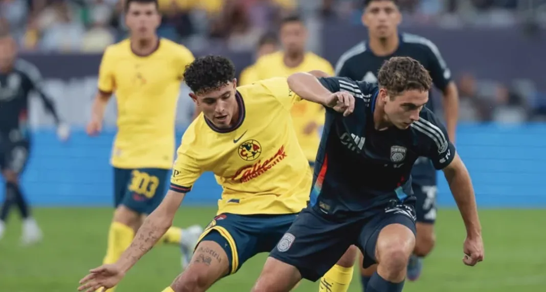 San Diego arrasó 3-0 contra un América juvenil