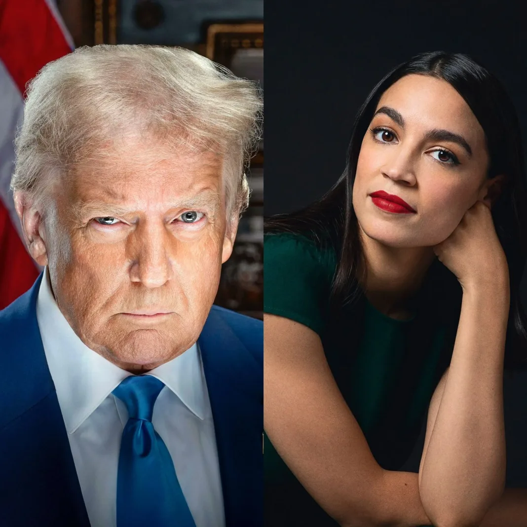 Así atacó Trump a Ocasio-Cortez tras proponer un juicio político