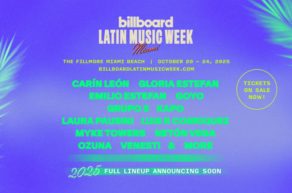 Billboard Latin Music Week 2025 reúne a grandes artistas: Carín León, Pausini y más