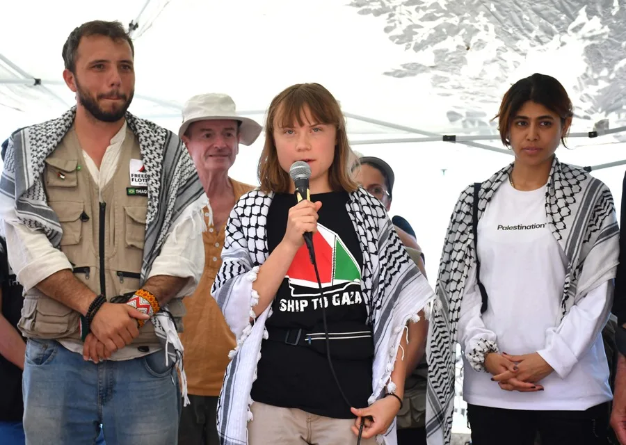 “No llegareis a Gaza”: Ministro de defensa israelí lanza mensaje directo a Greta Thunberg