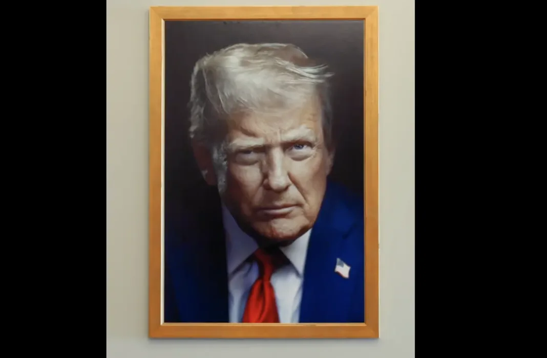 Trump y su nuevo retrato oficial en la Casa Blanca: ¿cómo es descrita su nueva imagen?