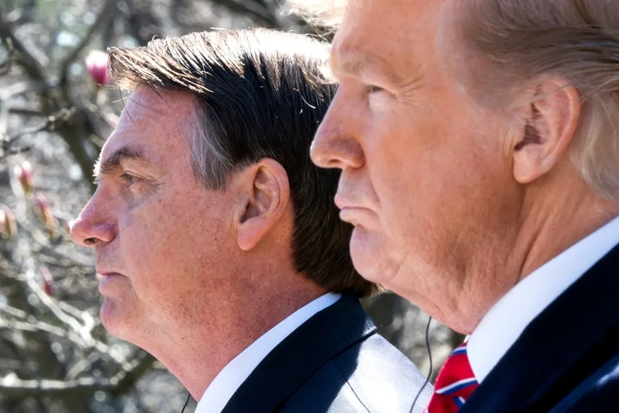 Trump defiende a Bolsonaro