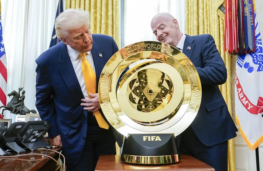Trump es el invitado de honor en la final del Mundial de Clubes